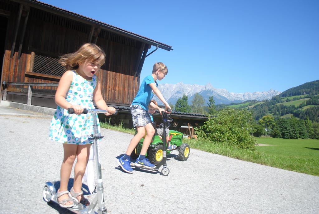 Appartement Familien-Bauernhof Neumoar à Sankt Johann im Pongau Extérieur photo